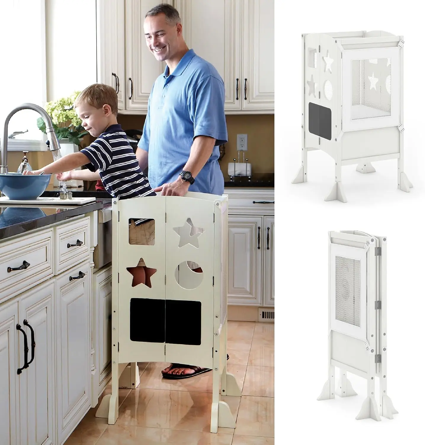 Toddler Learning Tower - Pembantu Dapur Klasik ® Bangku -