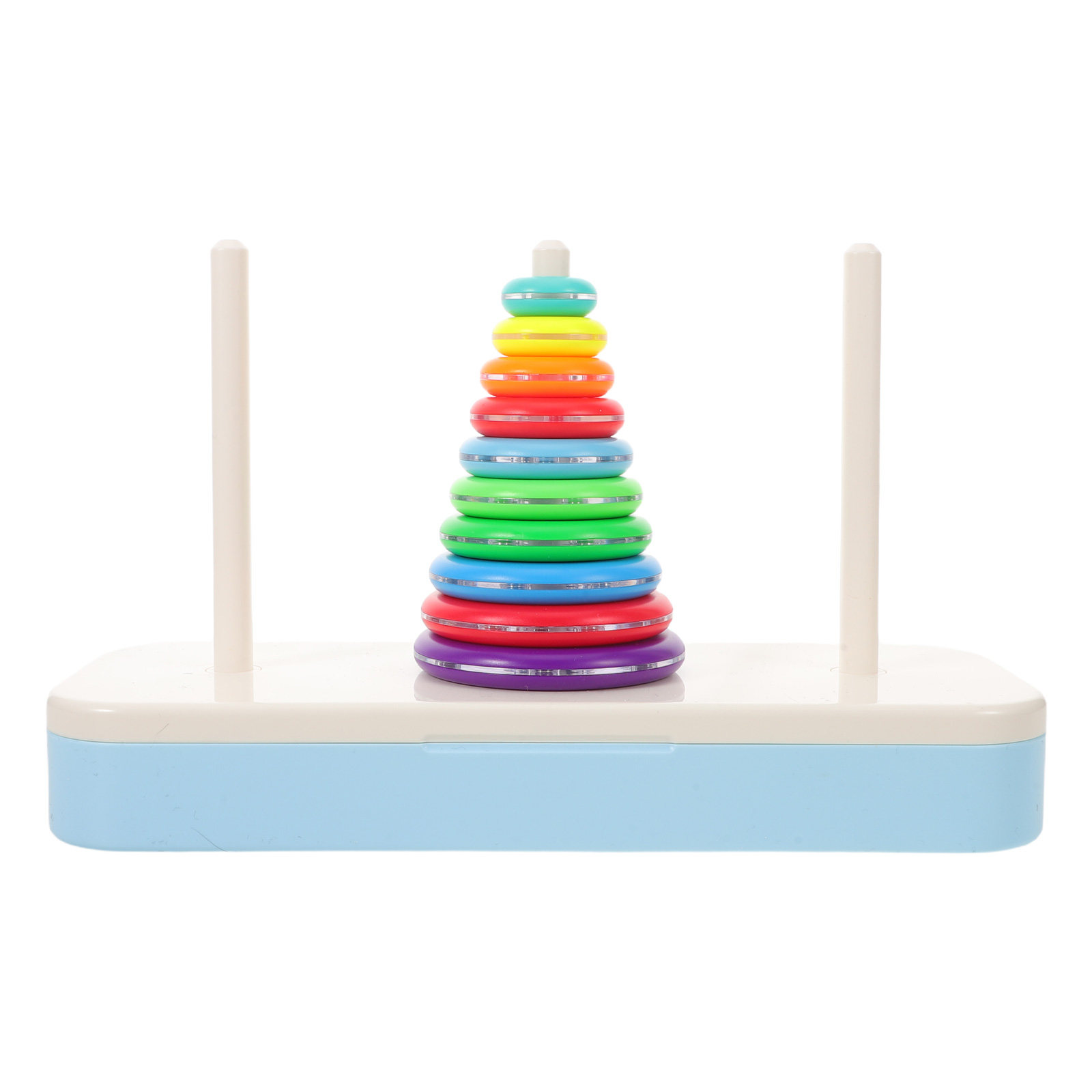 Toddler Learning Tower - Permainan Menumpuk Menara Hanoi untuk Balita,