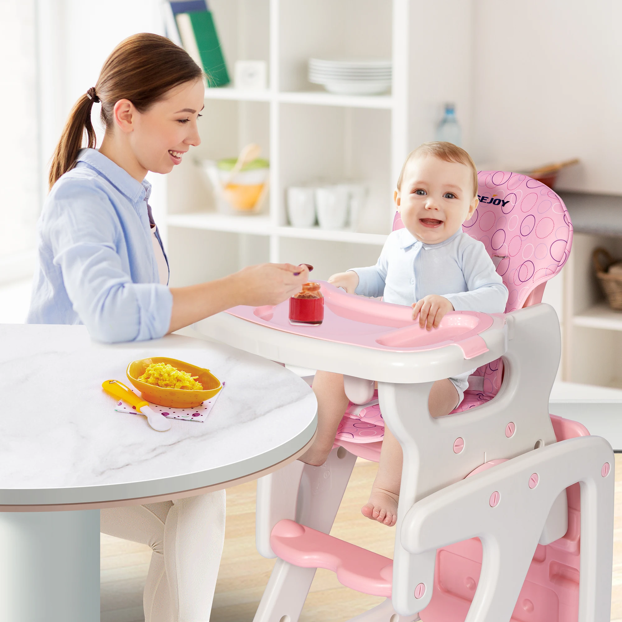 Baby High Chair Booster - Kursi Pertumbuhan Bayi - Kursi Tinggi