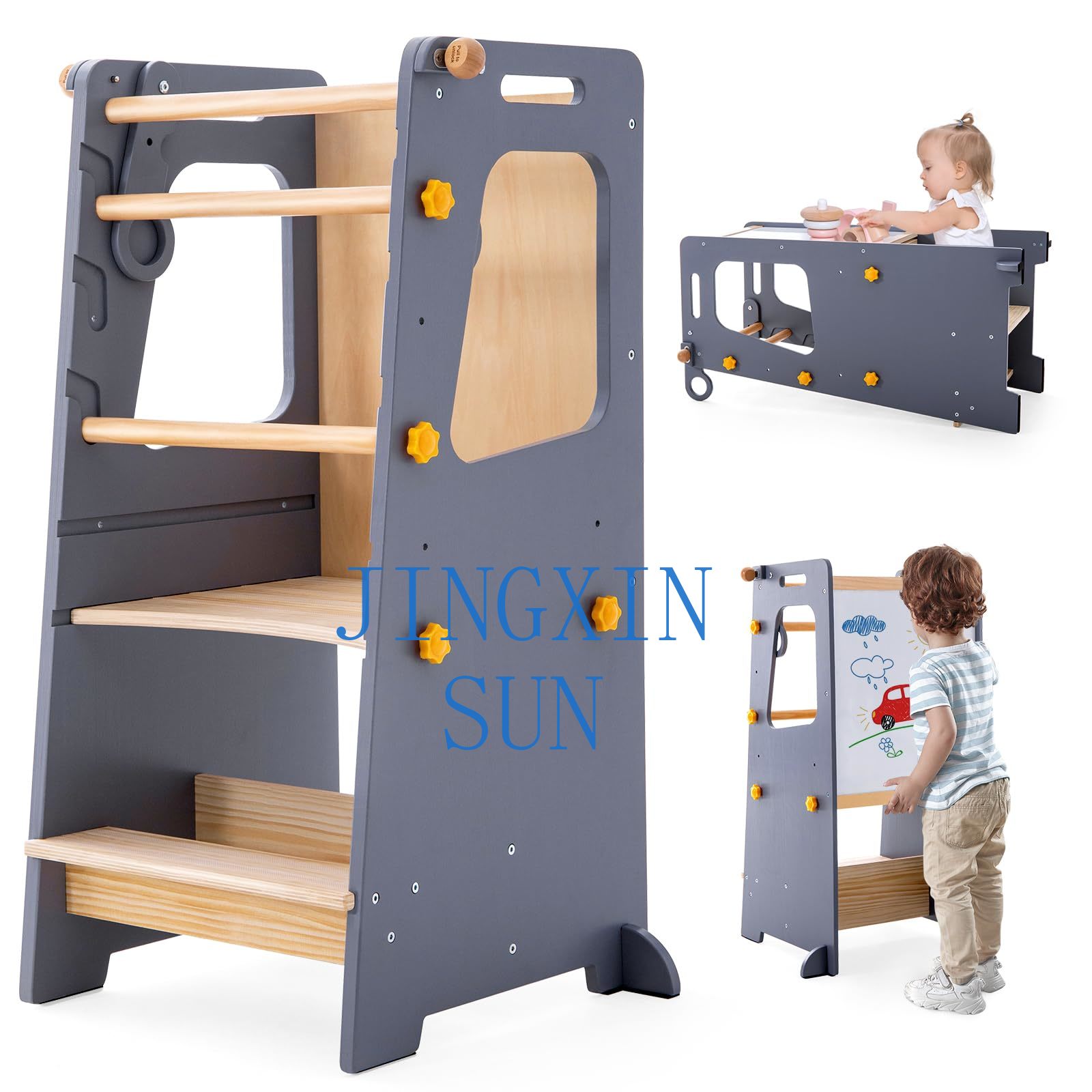 Toddler Learning Tower - Menara Dapur Anak 4 in 1