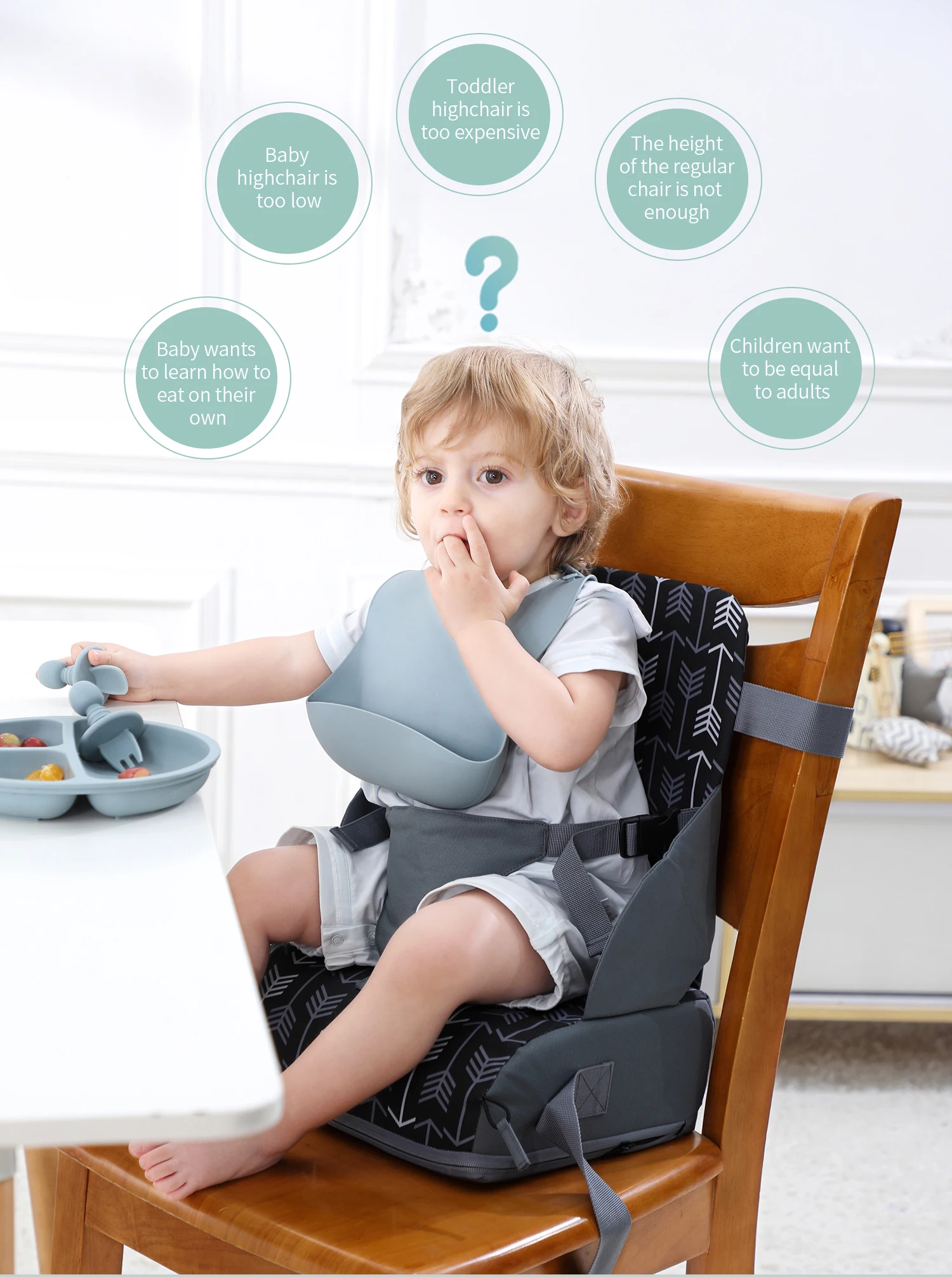 INSULAR kursi anak-anak, porta - Baby High Chair Booster ulasan dan harga
