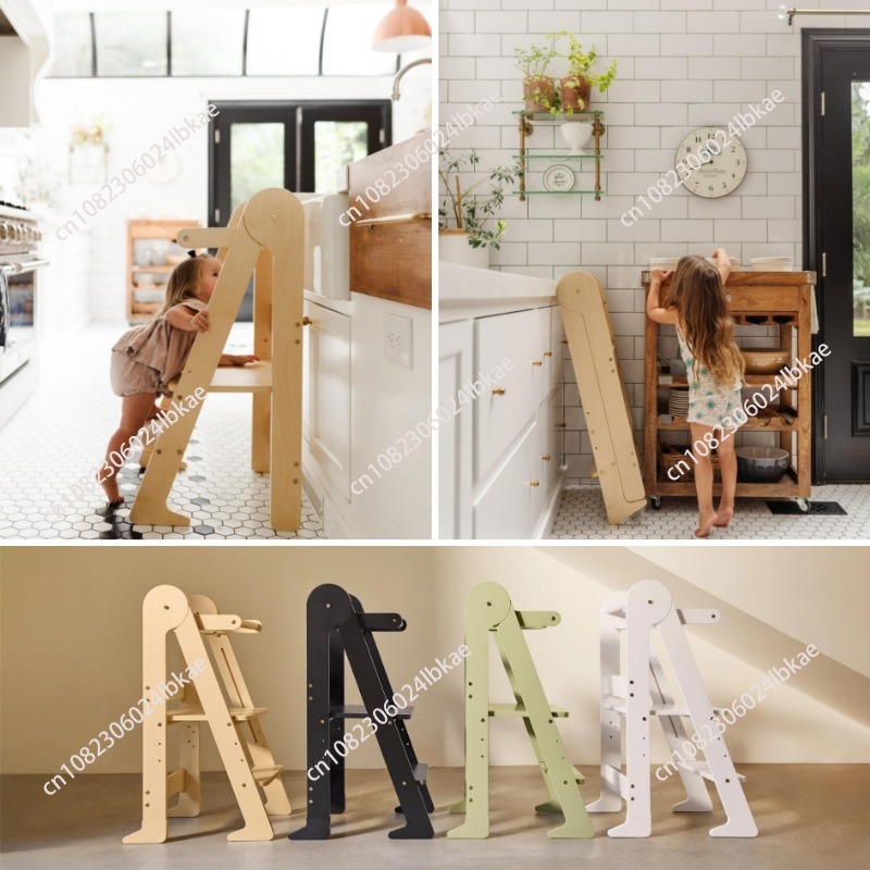 Menara belajar lipat kayu untu - Toddler Learning Tower ulasan dan harga