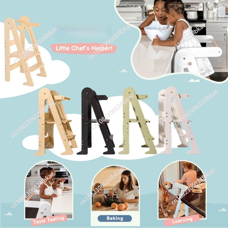 Menara belajar lipat kayu untu - Toddler Learning Tower ulasan dan harga