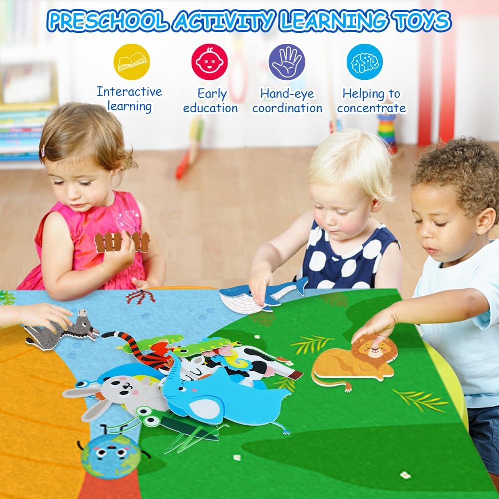 Hewan pertanian merasa cerita  - Toddler Learning Tower ulasan dan harga