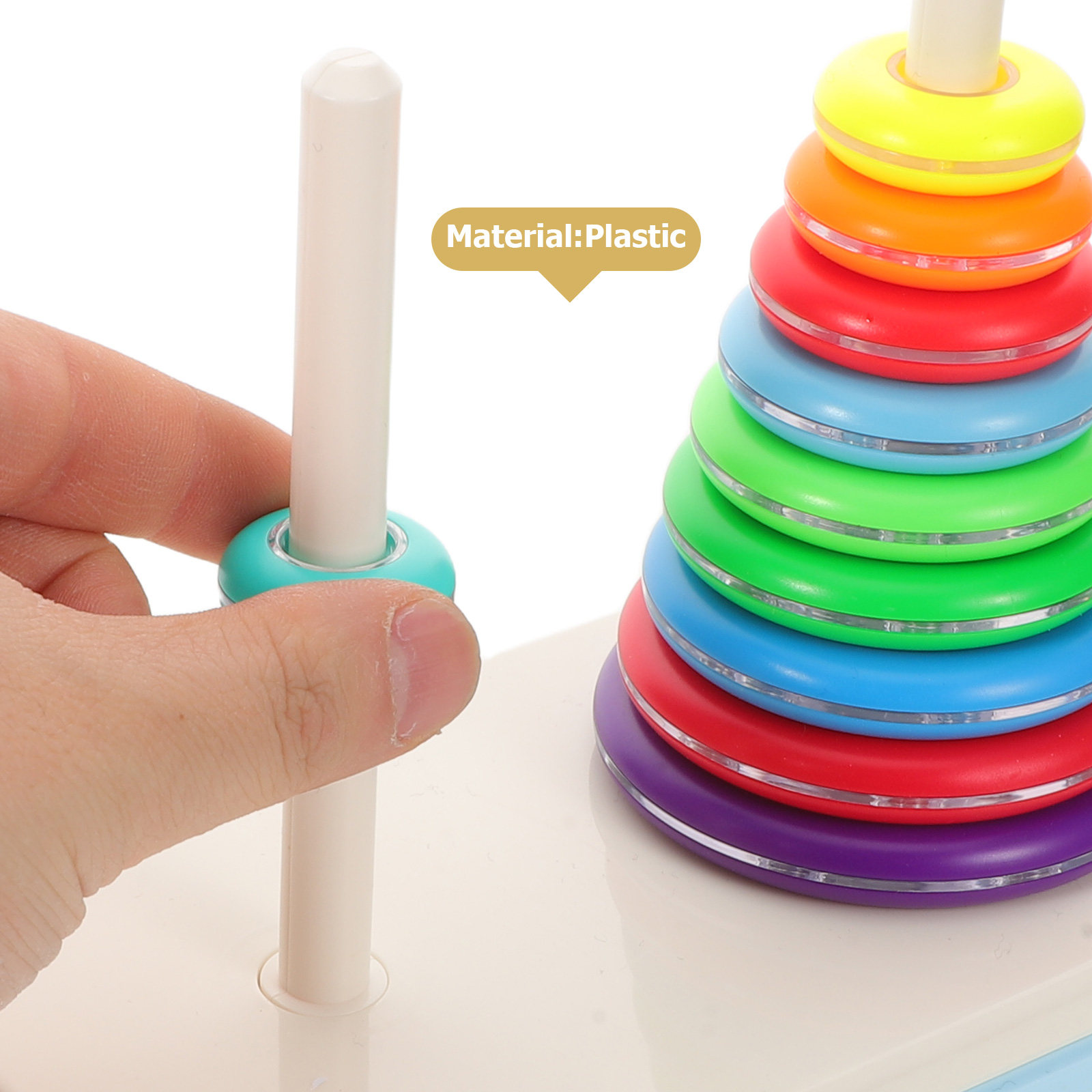 Permainan Menumpuk Menara Hano - Toddler Learning Tower ulasan dan harga