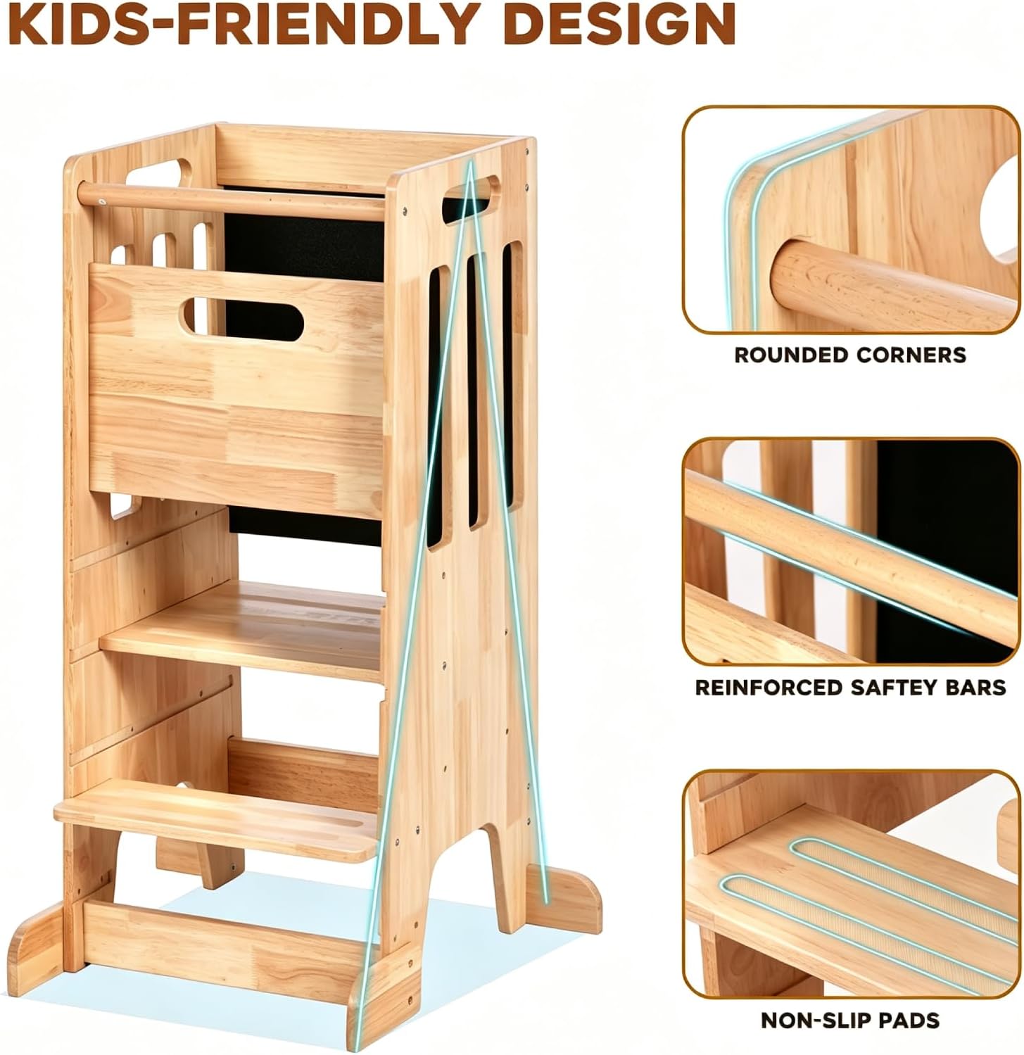 Menara Berdiri untuk Balita, B - Toddler Learning Tower ulasan dan harga