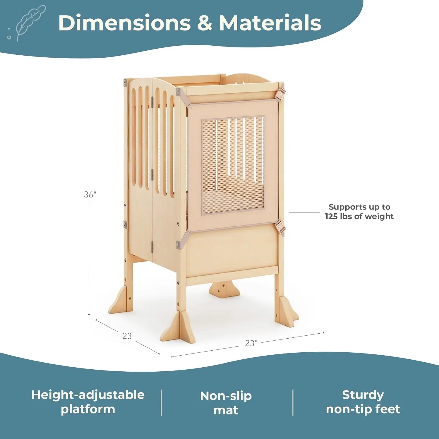 Pembantu Dapur ®   Bangku Tang - Toddler Learning Tower ulasan dan harga