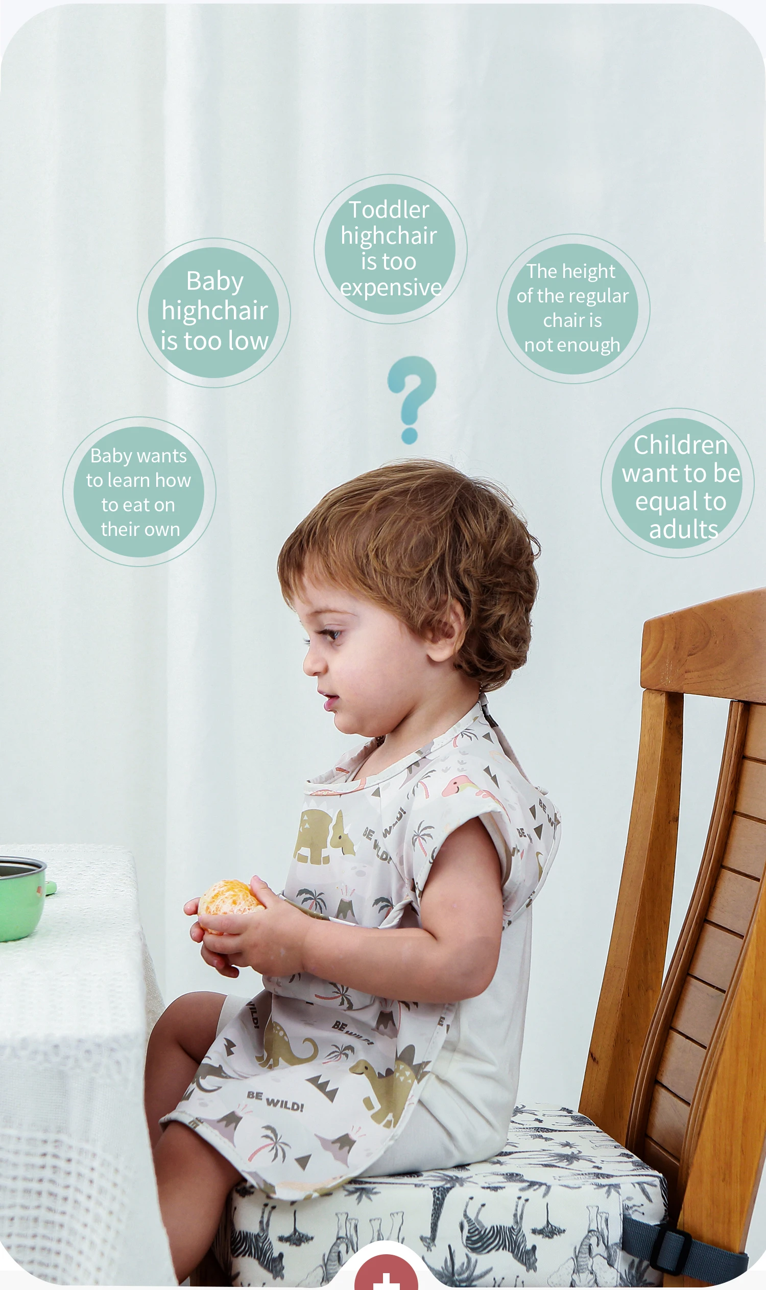 Bantalan Kursi Booster Anak IN - Baby High Chair Booster ulasan dan harga