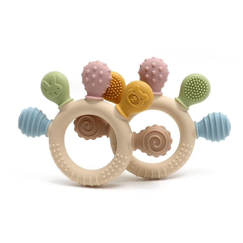 Cincin Gigitan Bayi Silikon Mu - Baby Products Application ulasan dan harga