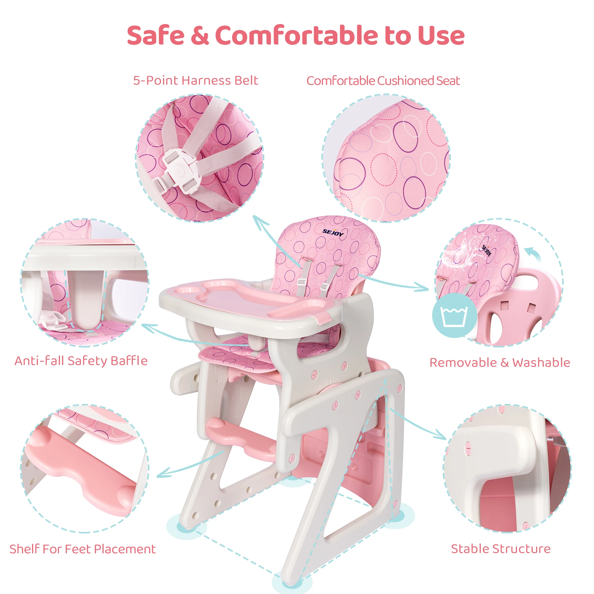 Kursi Pertumbuhan Bayi - Kursi - Baby High Chair Booster ulasan dan harga